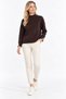Half Fishneck Collar Cold Yarn Knitwear Kzak Trk15