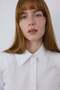 Padded Long Sleeve White Shirt - 2