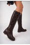 Luxe Sparkle Cross Stone Design Women's Boots 1993