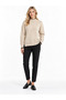 Half Fishneck Collar Cold Yarn Knitwear Kzak Trk15 - 2