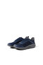 Navy Blue JFWDRAGO Solid Knit Sports Sneakers - 4