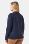 10829Ts Dark Blue Soft Knitted Polo Collar Tricot - 4