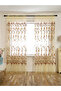 2-Piece Floral Pattern Sheer Curtains, 100x270cm - 2