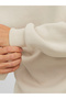 Beige JJEBRADLEY Solid Pullover Crew Neck Sweatshirt - 5