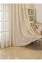 1-Piece Patterned Sheer Curtains, 140x260cm, Off White - 3