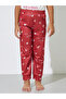 Girls Graphic T-Shirt and Cuffed Pyjama Set - 4