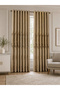 1-Piece Jacquard Non-Blackout Curtain, 132x260cm Beige