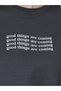 Charcoal Regular Fit Slogan Print Sweatshirt - 4