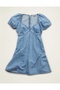 AE Puff Sleeve Denim Mini Dress - 3