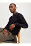 Black JJEEMIL Solid Zip-Up Polo Knit Jumper - 13