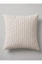 Textured Cushion Cover - 45X45Cm, Off White - 3