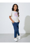 Girls Graphic Oversized T-Shirt with Ruched Detail - 2