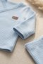 Baby Blue Premium Ribbed 7-Piece Cotton Newborn Hospital Discharge and Baby Set - 4
