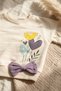 Aria Bloom Baby Girl Ruffle Detailed Heart Patterned Top and Bottom Set - 100% Cotton Purple & Cream Sweatshirt - 4