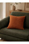 Textured Cushion Cover - 45X45Cm, Rust