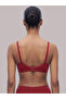 Red Solid Cotton Non-Padded Comfort T-Shirt Bra - 2