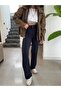 Women's Green Spanish Flare Flexible Pants 36-50 Size Casual and Work Pants - 6