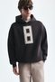 Number Printed Oversize Sweatshirt - 2