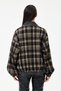 Women's Black Italian Plaid Pattern Zippered Jacket Size 38 - 42 - 5
