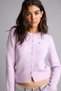 Slim Fit Wool Blend Crew Neck Buttoned Knitwear Cardigan E8236Ax26Au - 3