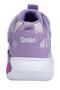 Kids' Vegan Leather Velcro Lilac Sneakers - Wonderloom Design - 5