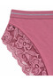 Large Size Floral Lace Glitter Waist Detailed Cotton Women's Panties - 3