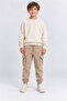 Boys' Cargo Pocket Jogger Sweatpants with Elastic Waist and Cuffs Ak55011