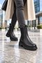 Lunera Thick Sole Women's Chelsea Boots with Elastic Sides - 5