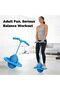 Balance Jumping Ball for Kids, Pogo Ball with Handle and Pump, Non-Slip Platform Bounce Balls for Indoor Outdoor Activity, Durable Stability Exercise Jumper Set with Pump - 4