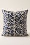 Rosetta Curly Textured Premium Throw Pillow Cover – Navy Blue