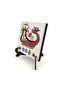 Mardin Şahmeran and Motifs Printed Wooden Tabletop 10X10 1G-Ş3M