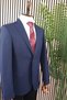 Woolen Regular Drop 6 Jacket-Dark Blue - 3