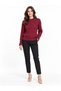 Button Detailed Ribbed Yarm Fisherman's Knitwear Sweater Trk16 - 2