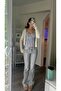 Low Waist Spanish Flare Patterned Wide Leg Jeans - 5