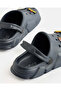 Boys Navy Clogs with Rubber Patch - 4