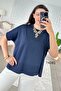 Bat Sleeve Knitwear Blouse 7K081 - 5