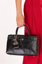 Women's Daily Hand and Shoulder Bag Ald.8068 Black