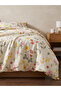 4-Piece Printed Comforter Set with Bedsheet and Pillow Covers, Multi - 4