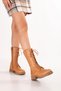 Genuine Leather Comfortable Daily Boots Anl.2312 Tan - 5