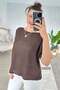 Openwork Knitwear Blouse 7K076
