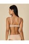 Women Assorted Shiny Microfiber Push-Up Bras 3 Piece Set - 4