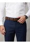 2-Pack Genuine Leather Automatic Buckle Men's Belt with No-Hole Rail - 6