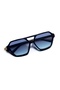 Marlov Women's Sunglasses – Retro Geometric Design, Uv400 Protection with Accessory Detail - 4