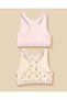 Senior Girls Assorted Stitch Graphic Bras 2 Pieces - 4