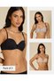 Women Assorted Printed & Plain Balconette Bras 3 Piece Set
