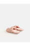 Women Dusty Pink Teddy Bear Flat Mules - 3
