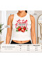 Zero Sleeve Ribbed Crop Blouse - Flexible Lycra Casual Crop-4 - 2