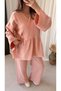 Front-Tie Trouser Suit - 1905 - Powder - 3