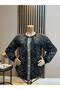 Women's Winter Beaded Wool and Acrylic Cardigan - 3