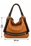 Women's Large Size Shoulder Handbag Adjustable Separate Strap Crossbody Bag Daily Stylish Internal Separate Compartments - 6
